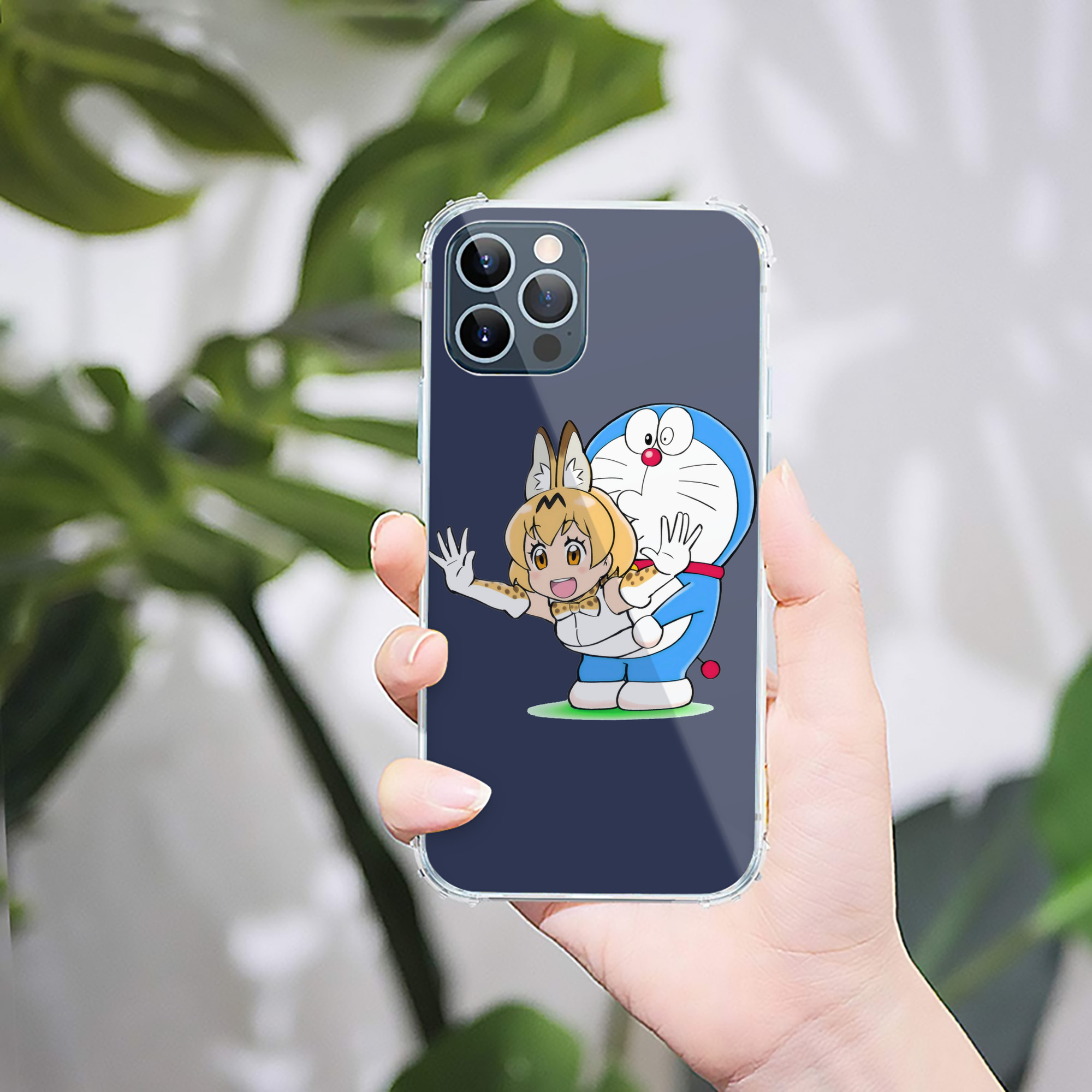 （画像用） ドラえもん Doraemon 【iPhone 12シリーズ対応】透明スマホケース（クリアソフトケース）